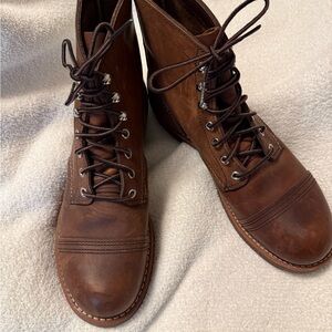 Red Wing Shoes Dark Brown Leather Ranger Boots